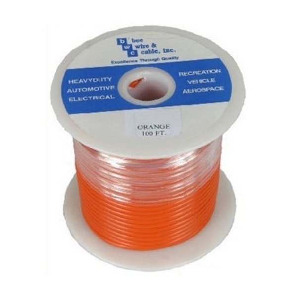 Aftermarket 16 Gauge 19 Strand Orange Wire 116-8